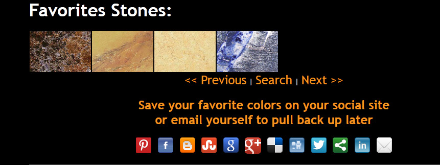 Granite Colors Favorites
